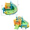 Inflatable Water Slide Blowup Bounce House with Dual Slides and Splash Pool (Without Blower)